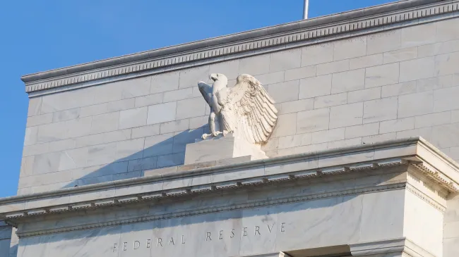 federal reserve eagle facade